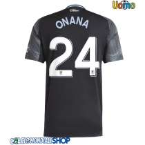 Maglie da calcio Aston Villa Amadou Onana #24 Seconda Maglia 2025-26 Manica Corta